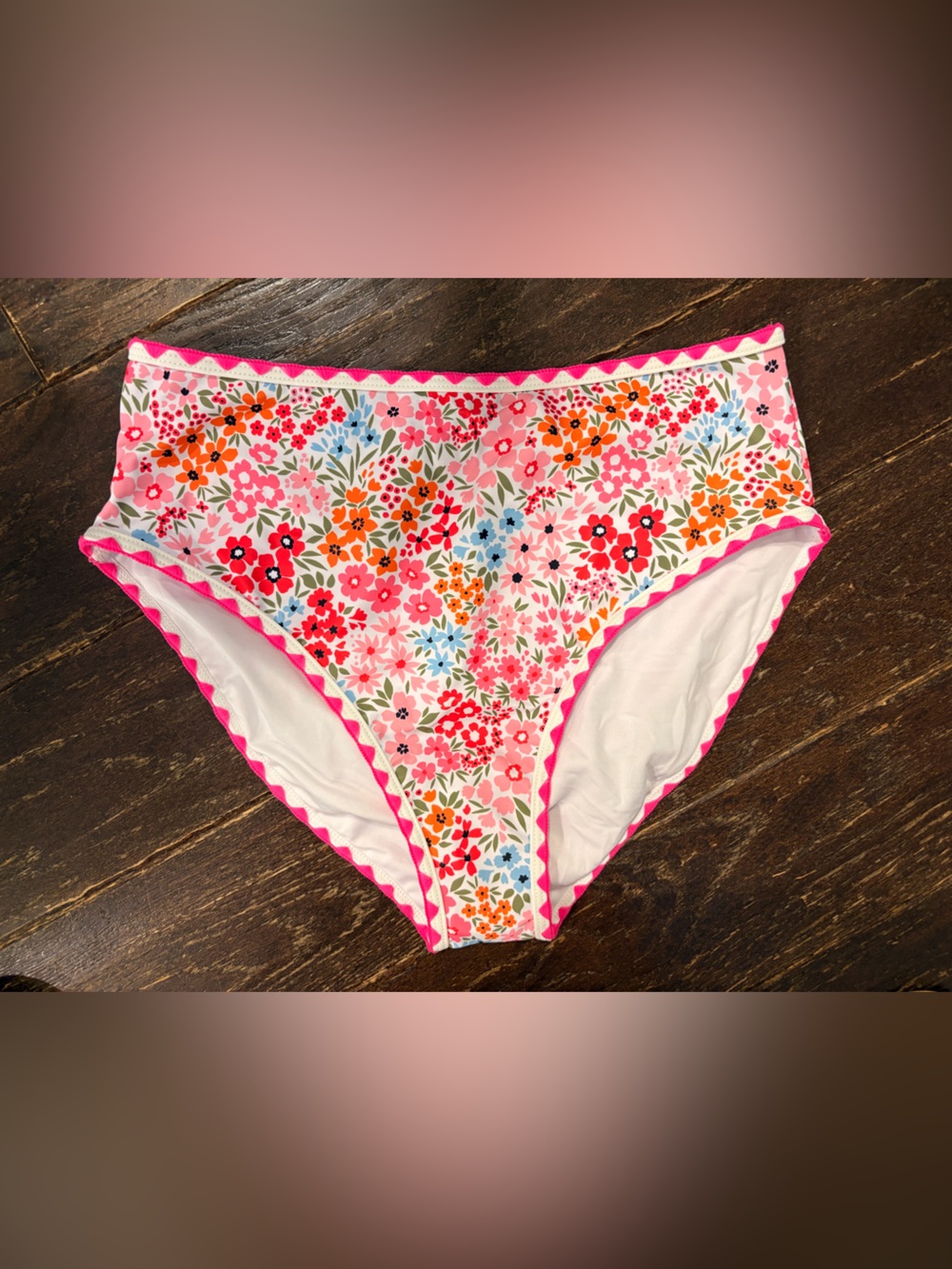 Wimans Floral Bikini Bottoms in Pink by
